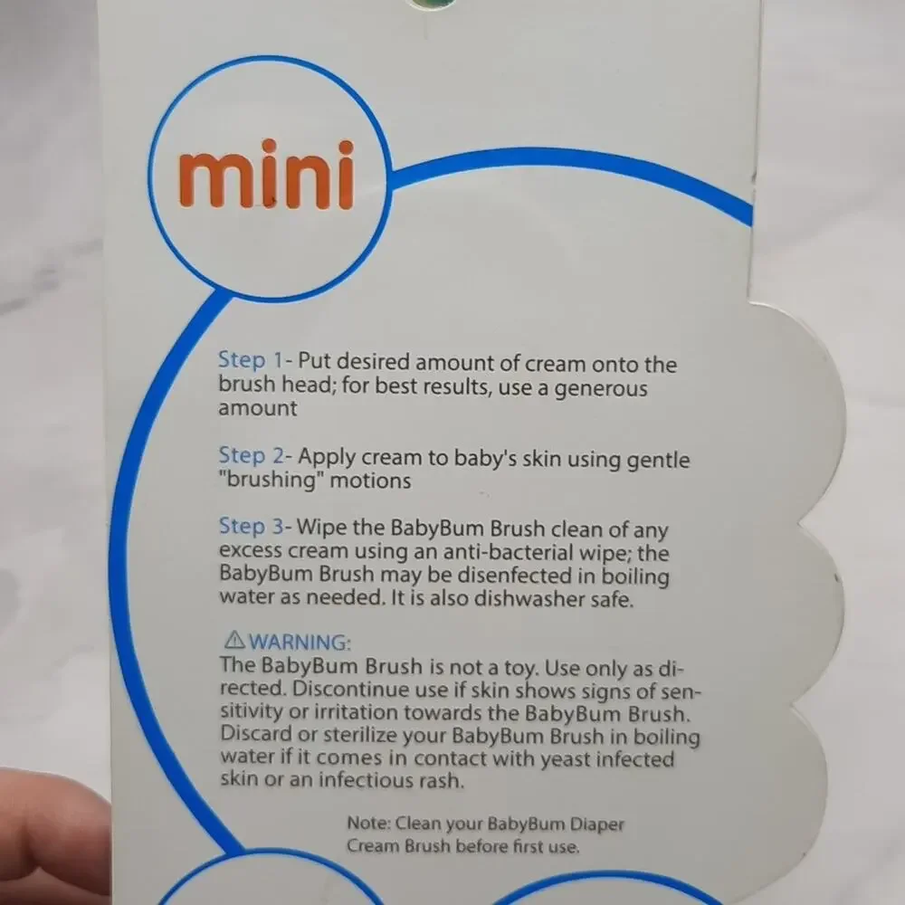 BabyBum Diaper Cream Brush Blue Mini